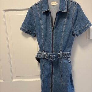 Alice and Olivia Womens Denim Dress Size 6